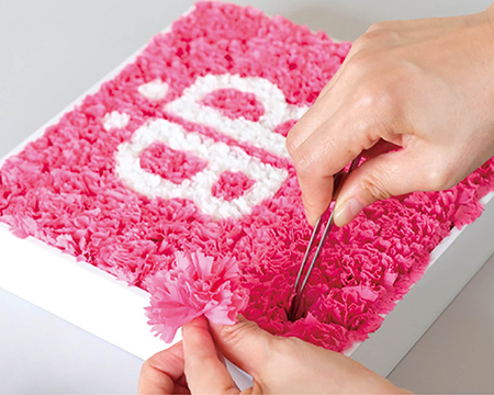 ロゴプリザーブドフラワー